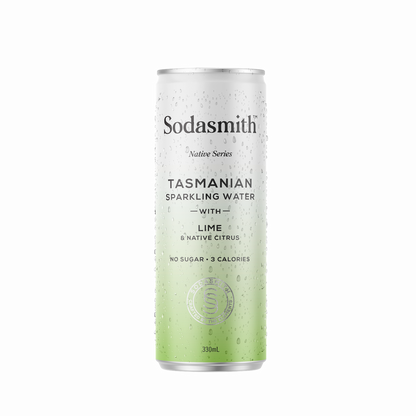 Sodasmith Lime & Native Citrus 330ml 4 Pack
