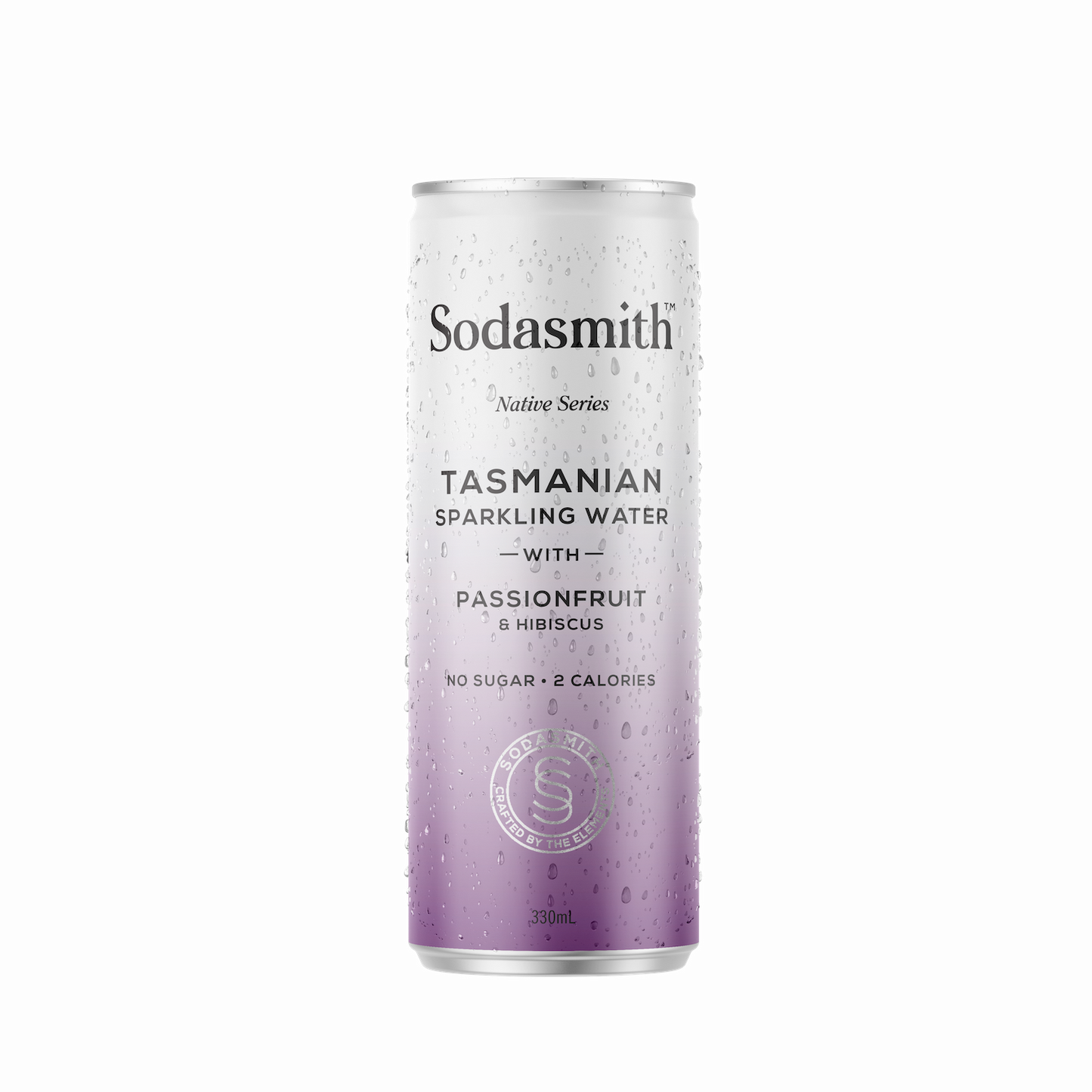 Sodasmith Passionfruit & Hibiscus Sparkling Water 330ml 4 Pack