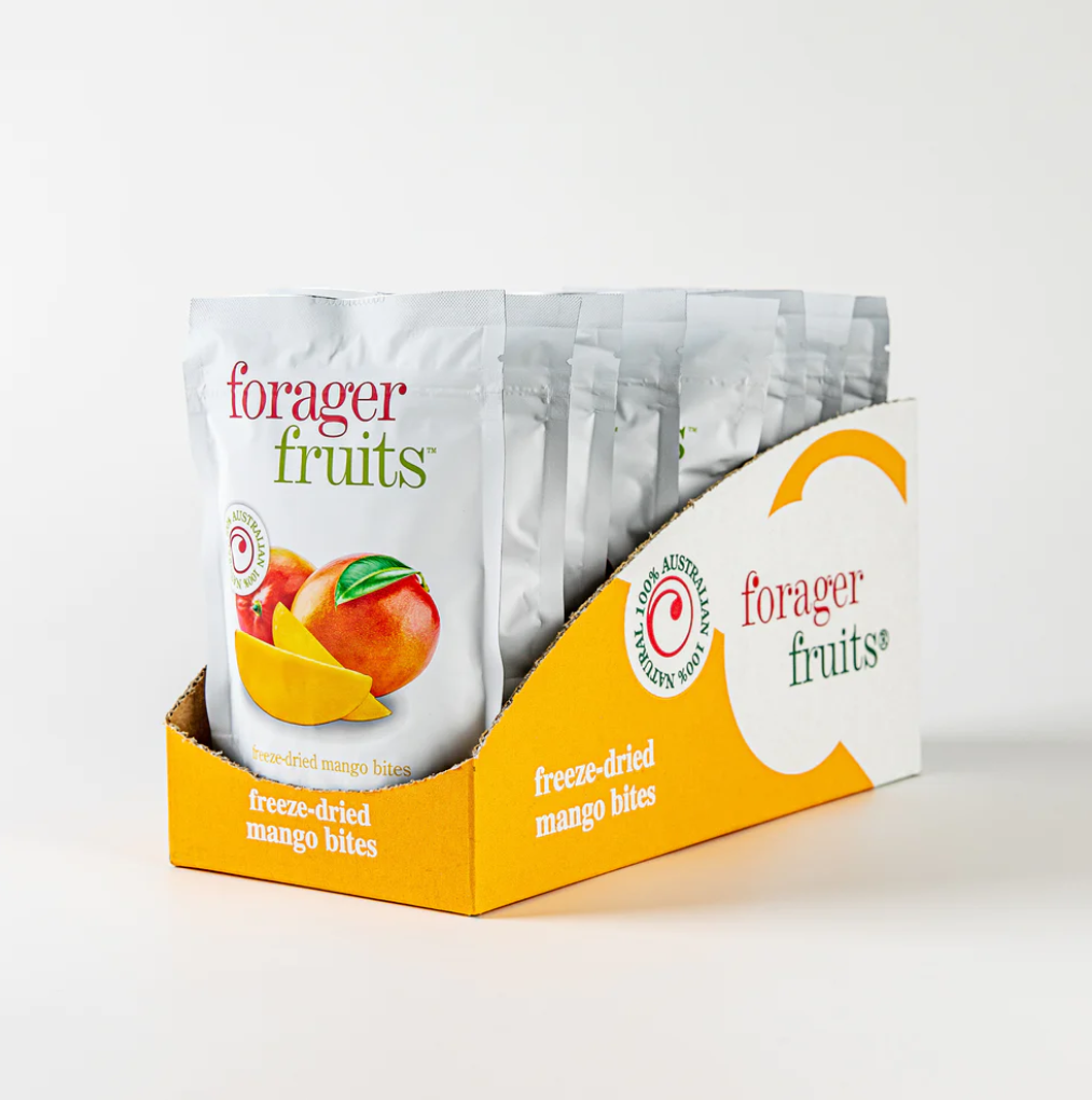 Forager Freeze Dried Mango Bites (Box of 8)
